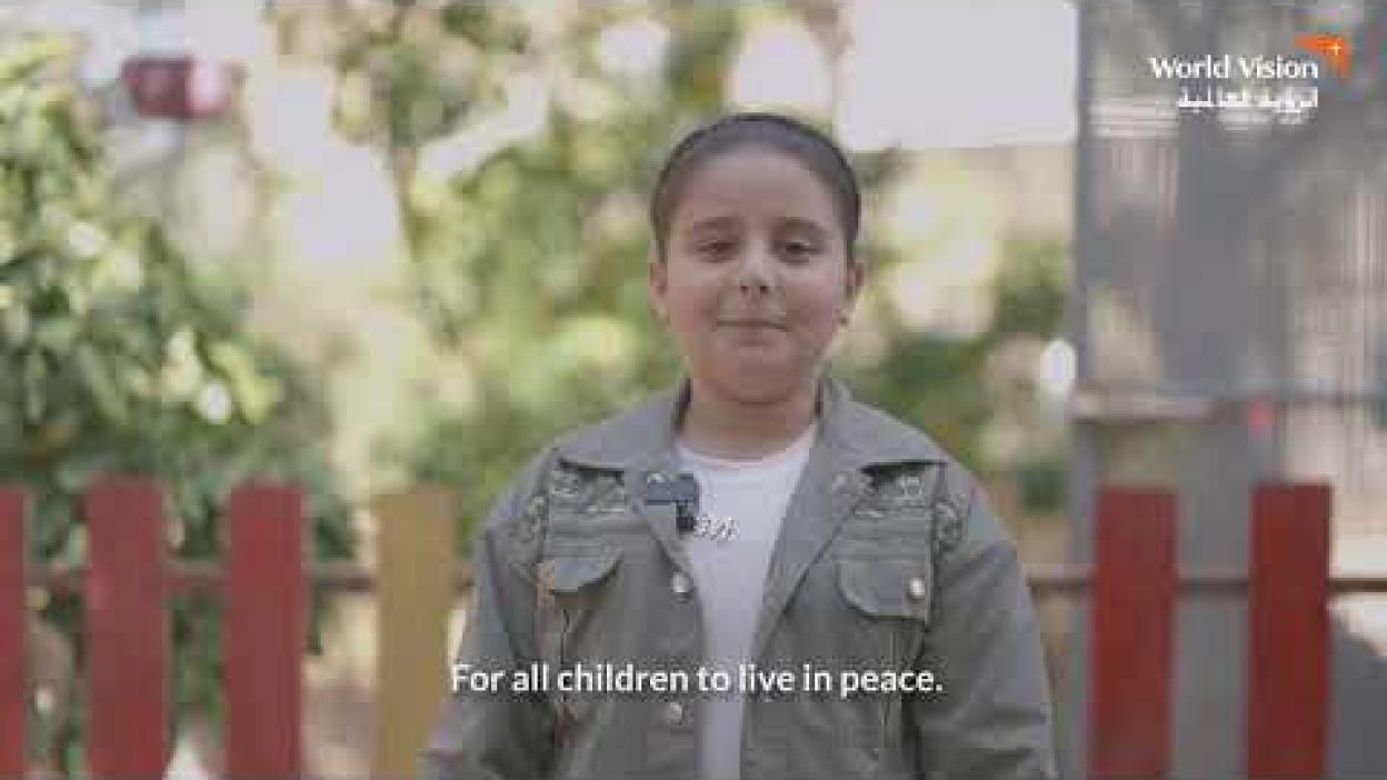 Palestinian Children share their hope and dreams for 2025