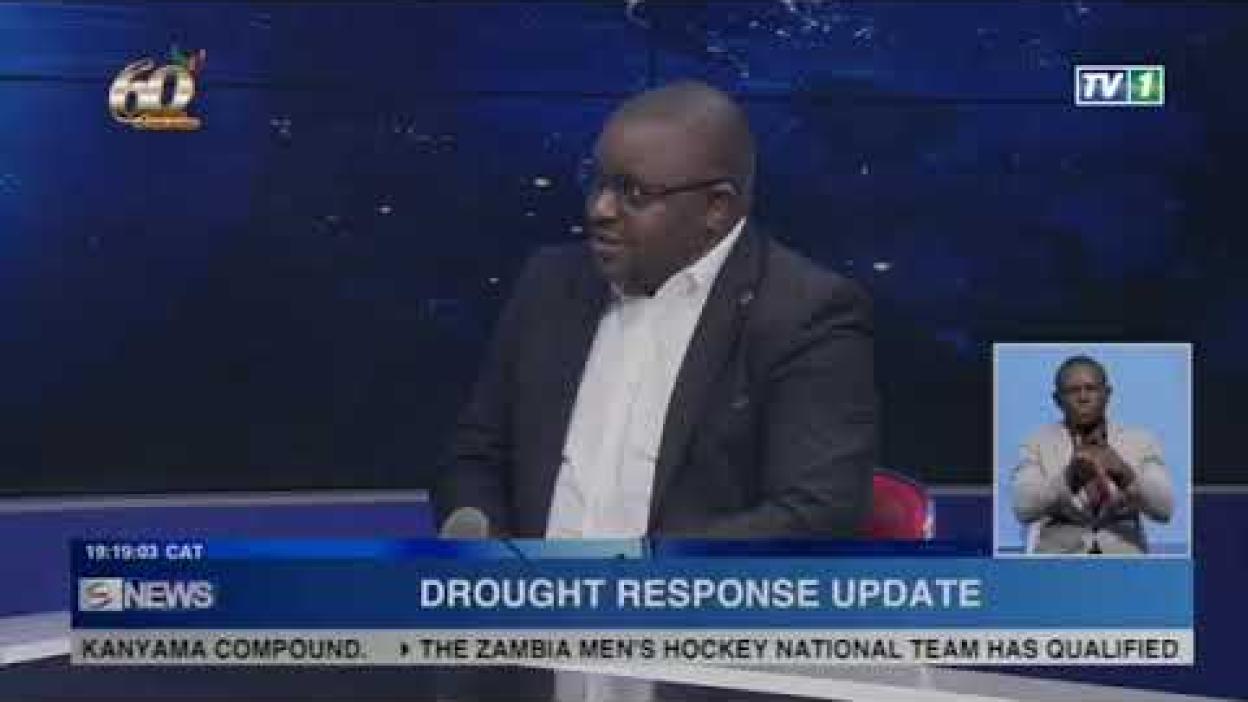 World Vision Zambia Drought Response update on ZNBC Main News 19/08/2024