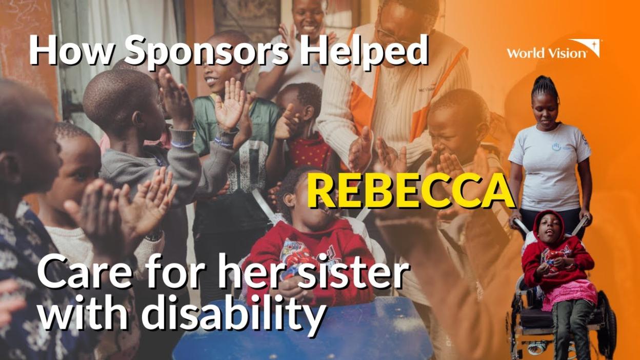 How sponsors helped Rebecca care for her sister with a disability