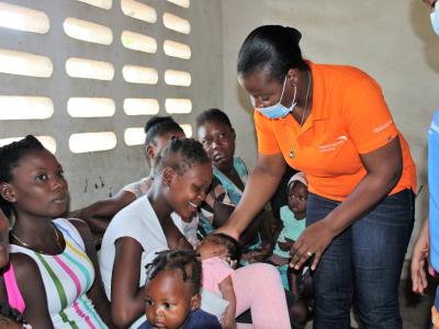 World Vision empowers mothers in Haiti to make informed choices about infant feeding.