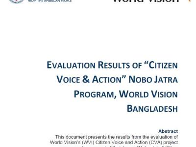 Evaluation Results of CVA WV Bangladesh Photo