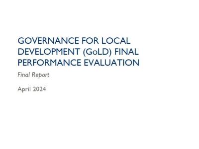 GoLD Final Report Photo