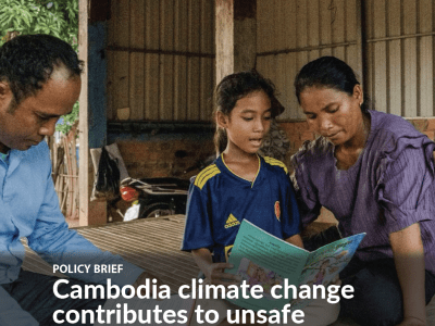 Policy Brief: Climate change contributes to unsafe migration - Addressing the impacts for vulnerable children and youth in Cambodia