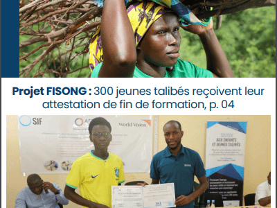 Bulletin d'information de World Vision Sénégal, septembre 2024.