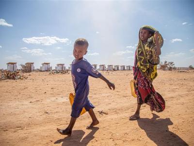 Children walking