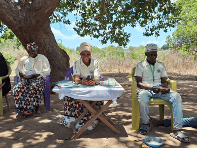 This is how the management of the Saving Groups is composed of. Women are the majority and most of the times the leaders of the group.