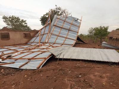 Schools, houses are among the most destroyed infrastructure after the cyclone hit. 