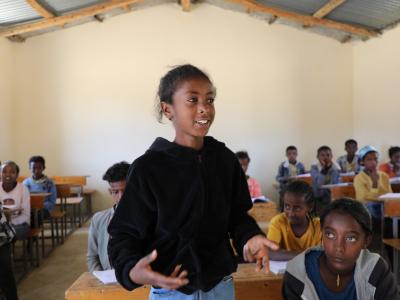 Lidiya at school_Tigray