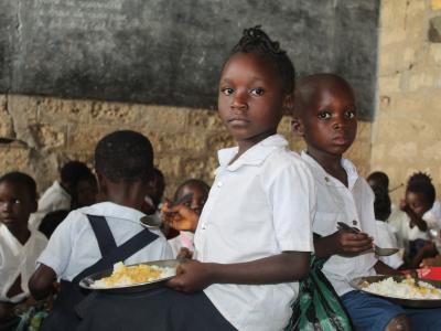 A child eating