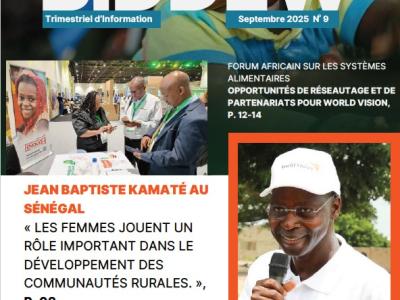 Bulletin d'information de World Vision Sénégal, septembre 2025.