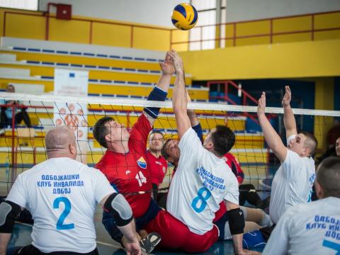 Landmine survivors – volleyball masters