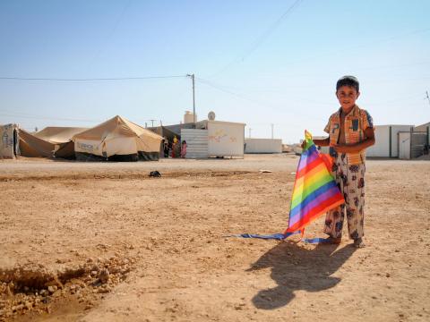 Za'atari Refugee Camp in Jordan