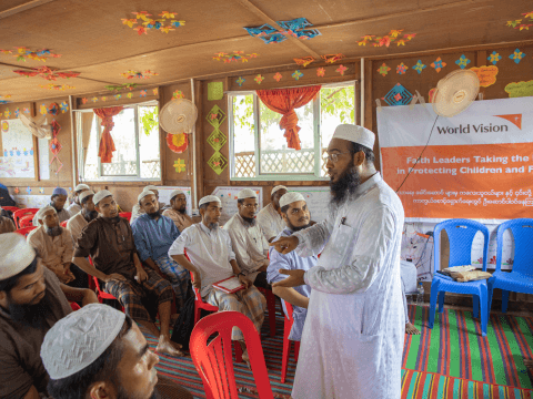 Rohingya refugee faith leader engagement 