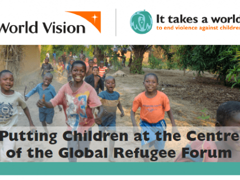 Cover of World Vision's GRF pledge document