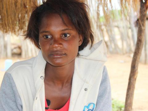 Mother who lost her son to malnutrition in Angola