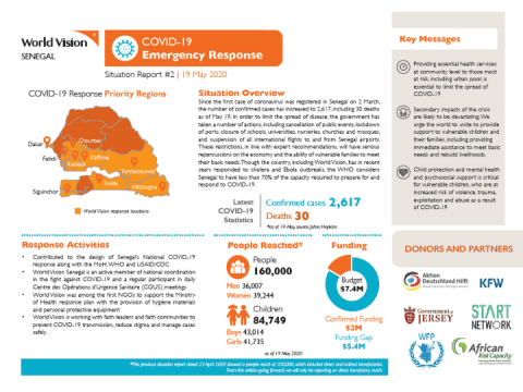 Senegal Situation Report 2 - 19 may 2020