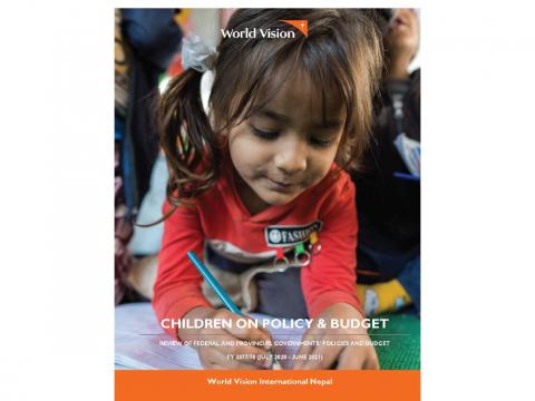 Children on policy and budget cover