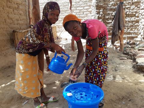 The most recent distribution was at Yiriwa AP, within Neguela cluster, where community members received COVID-19 prevention kits.