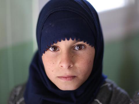 An IDP girl in the Kurdistan Region of Iraq 