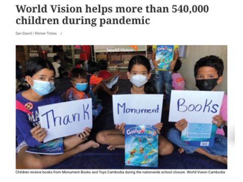 World Vision helps more than 540,000 children during pandemic