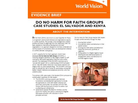 F&D first do no harm PDF from El Salvador and Kenya