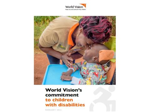 World Vision's commitment to children with disabilities 