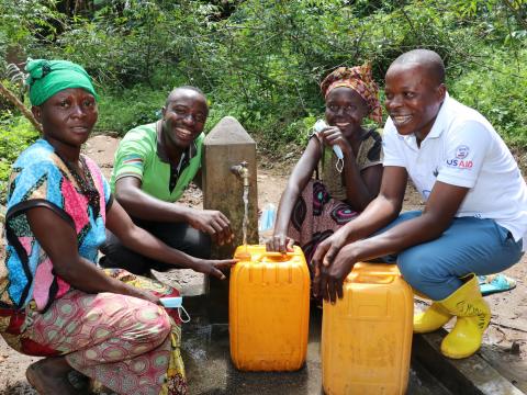 Clean water strengthens social cohesion between households in DRC