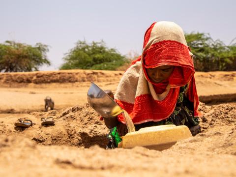 Empty berkerds, berkerds, Simon, Somalia, Drought, water trucking,  Malaasle village