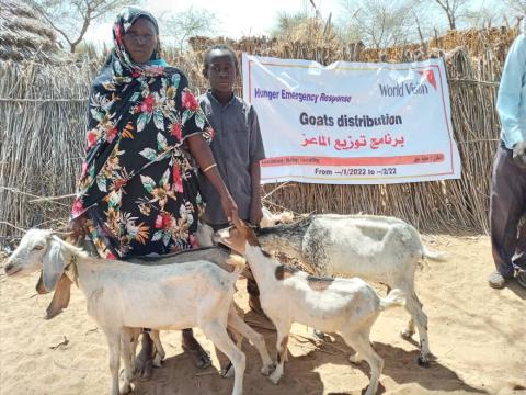 Suad is one of beneficiaries of World Vision’s hunger response income generating activities programme