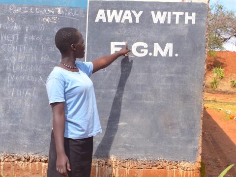 Children need to be protected from harmful cultural practices like Female Genital Mutilation (FGM ) and child marriage that have detrimental effects to their lives and well-being. ©World Vision Photo/Sarah Ooko.