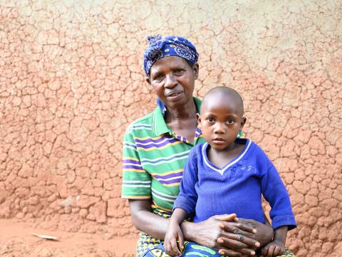 Narada, 5 and her grandmother