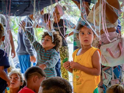 Child-Friendly Spaces for Migrant Children.