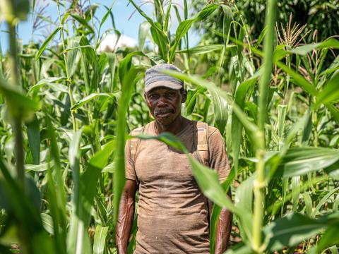 Jean Claude Myrthil, a Haitian farmer living in Lotoré 