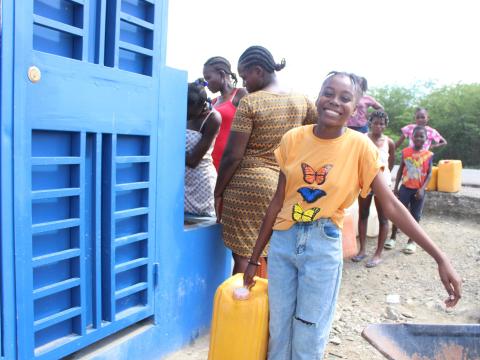 16-year-old Judette gets access to water 