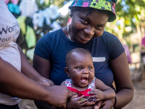 Lovely and her daughter, Ecdaline