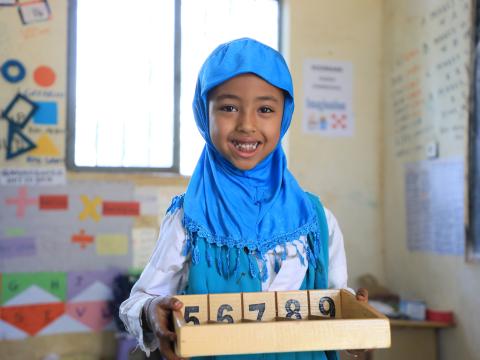 Eilham smiling at ECD center