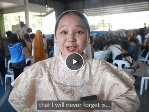 young girl from Philippines