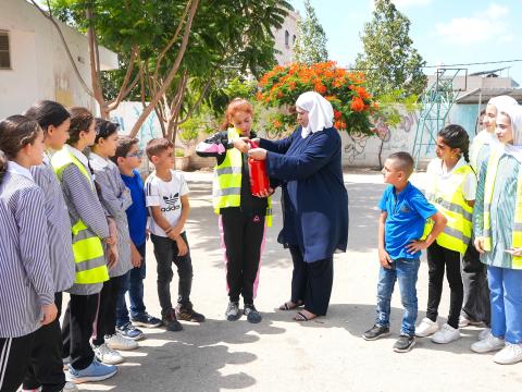 DRR summer camp in the West Bank