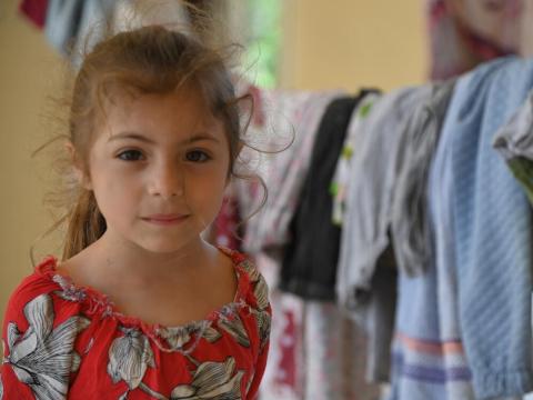 Displaced girl living in a collective shelter (Tyre)