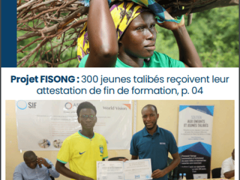 Bulletin d'information de World Vision Sénégal, septembre 2024.