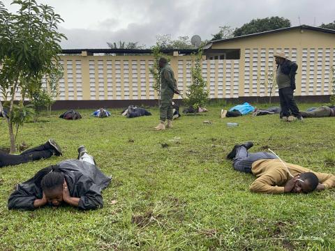 Staffs during simulation exercises