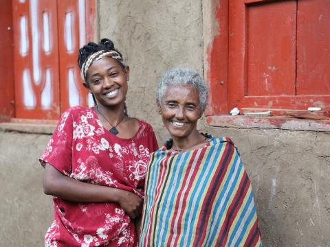 Meseret and her daughter sponsorship programme