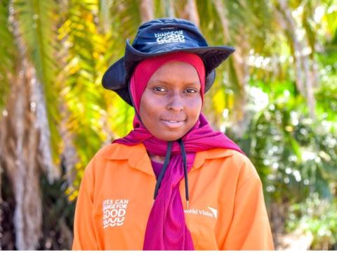 Maimuna is a registered child in World Vision's Child Sponsorship Programme. She uses music to advocate for child protection within her community and beyond. © World Vision Photo/Felix Pilipili