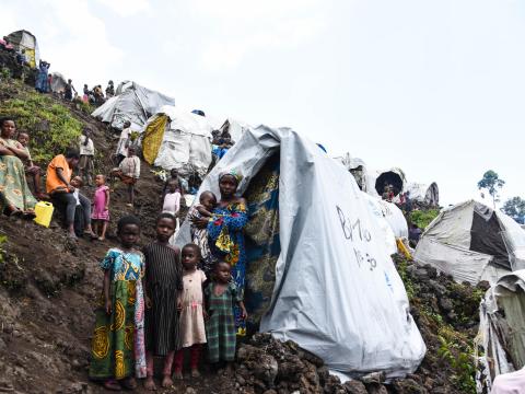 Children in IDP camp