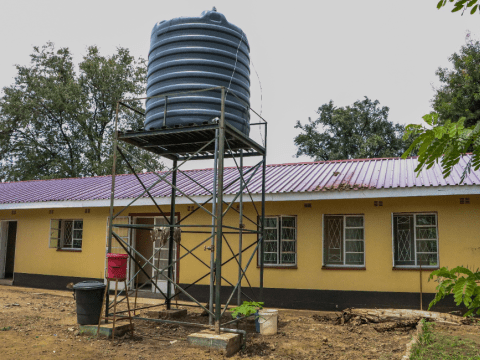 The newly renovated Safe House by World Vision Zimbabwe at TRS