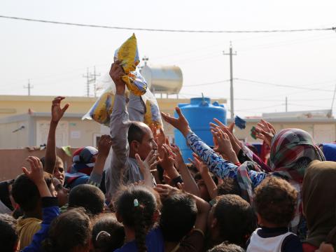 Debaga Refugee Camp Iraq (Photo by Chris Weeks, World Vision)