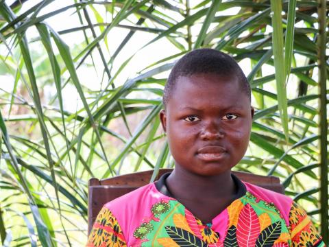 Tshiabu lost her father in ethnic violence in Tshikapa, and then had to flee with her village to the bush when the military came searching for the militias.