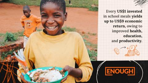 ENOUGH School Meals | ENOUGH | World Vision International