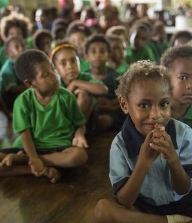 It takes you and me to end physical violence Papua New Guinea children
