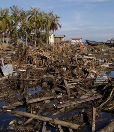 Indian Ocean Tsunami aftermath